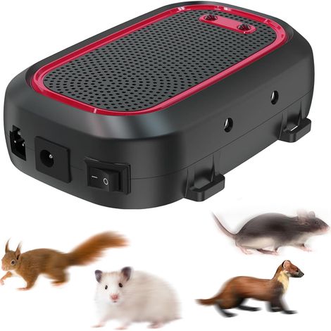 Anti Fouine Voiture avec Ultrasons, Répulsif Ultrason Souris et Rats Répulsif pour Animaux de Voiture à ultrasons Répulsif Ultrason Souris et Rats, Anti Martre pour Moteur et Capot (1/5)