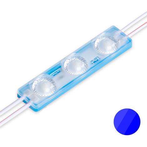 LED Modul 1,5W 12V 170° IP65 - Lichtfarbe: Blau (1/5)