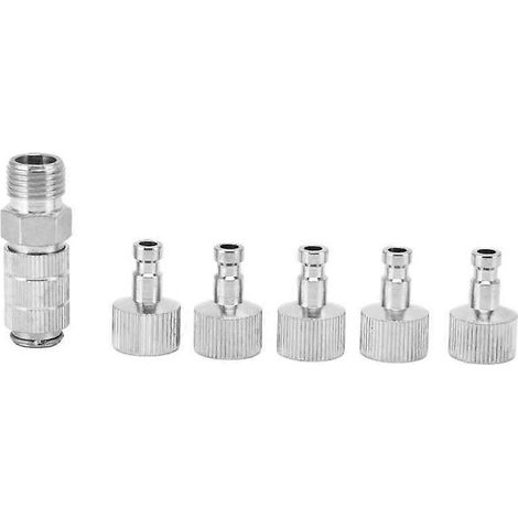 Kit de raccord rapide pour aérographe, adaptateur multifonctionnel pour extérieur (1/5)