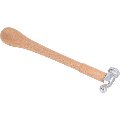 Beyamis Marteau miniature à panne ronde - Acier carbone avec manche bois pour bijouterie (1/5)