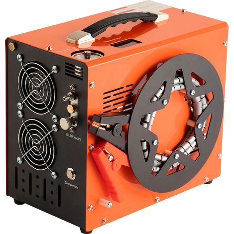 Mophorn Compressore deAria 30MPa PCP Portatile Convertitore Integrato Spegnimento Manuale DC 12V/AC 230V, Compressore Aria Portatile ad Alta Pressione Senza Acqua Senza Olio per Pistola Aria Compressa