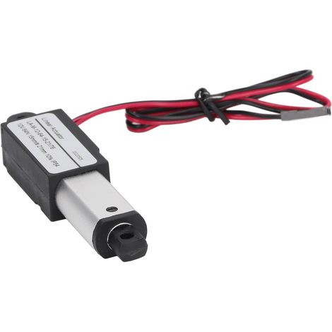 Actionneur linéaire miniature électrique en aluminium ABS, alimentation en courant continu, mini-actionneur de mouvement pour machines agricoles, 12 V, 21 mm, 0,8 pouce (1/5)