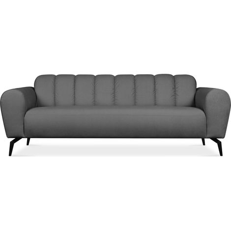 KONSIMO RUBERO Dreisitzer Sofa auf Beinen , hellgrau (1/5)