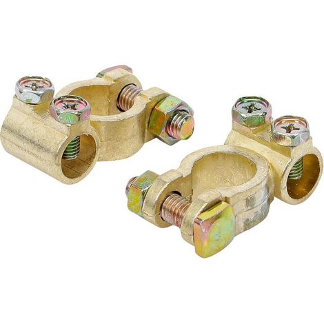 Assortiment de Bornes Polaires Rondes pour Batterie - 1 Lot - Connectique Fiable et Durable, Pro - D-Work (1/5)