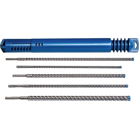 Kit de perceuse à percussion EXPERT pour électricien, foret SDS court plus-7X, 5 pièces 400mm - BOSCH - 615997671