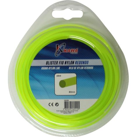Kawapower Hilo de nylon redondo 2 mm 15 m (1/2)