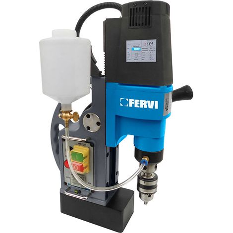 MAGNETBOHRMASCHINE KERNBOHRMASCHINE MAGNETBOHREINHEIT 230V 900W FERVI 0518/20 (1/3)