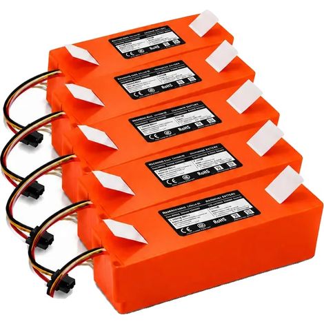 Batterie d'aspirateur robot, 14,4V, 9800mAh Lithium-Ion, 4PCS 14.4V 9800mAh (1/2)
