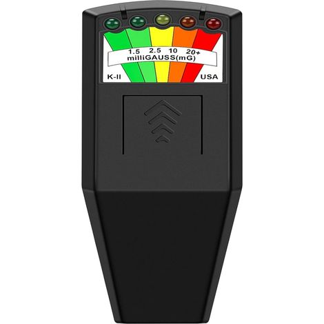 Détecteur De Champ Électromagnétique - Plage De Mesure 50 Hz À 20 000 Hz - Précision Jusqu’à 5 Miligauss - Alimenté Par Pile 9 V - 1 Pièce (1/5)