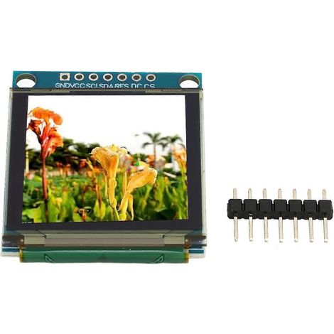 Écran OLED 1,5 pouce 128x128, module d'affichage couleur SSD1351 avec