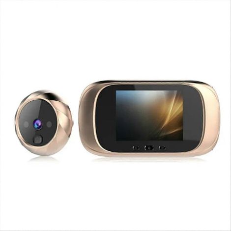 Visiofonie 2,8-Zoll-Überwachungskamera, digitaler Türspion, Videomonitor für den Innenbereich, Nachtsicht, Weitwinkel, LCD-Bildschirm, Heimüberwachungsgerät (1/5)