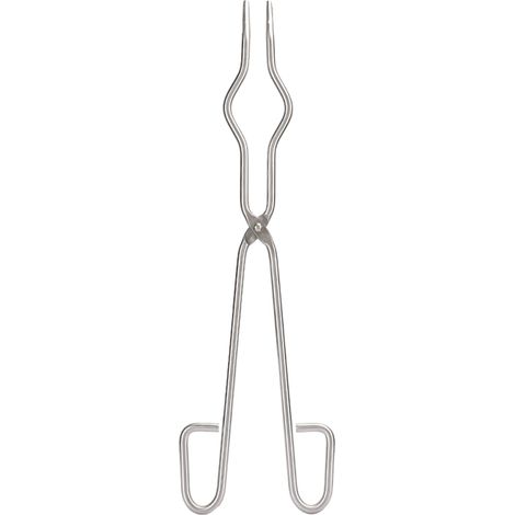 Beyamis Pince à creuset de 40 cm, matériel de laboratoire en métal, pince de maintien pour bécher en acier inoxydable (1/5)