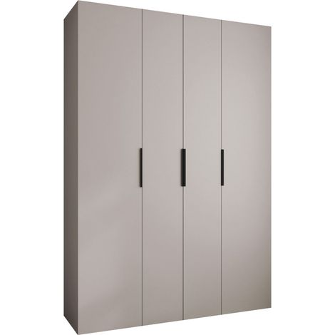 Armario Hartford 574, Cachemira, 246x170x42cm, Puertas de armario: Con bisagras, Número de estantes: 12 (1/5)
