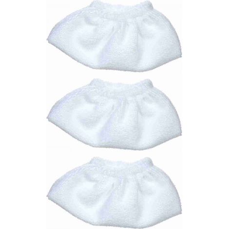 Lot de 3 chiffons de rechange pour aspirateur Karcher SC2/ SC3/ SC4/ SC5, chiffons éponge, housse de buse, accessoires (1/4)