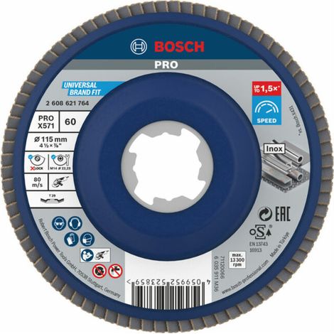 BOSCH ACCESSORIES 2608621764 X-LOCK DISQUE SEGMENTÉ DIAMÈTRE 115 MM 1 PC(S)