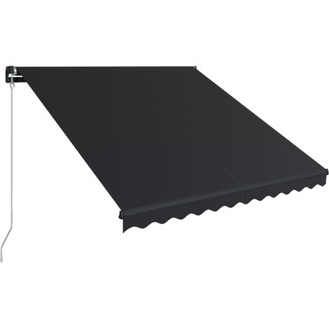 Maison Exclusive - Tenda da Sole Retrattile Manuale 300x250 cm Antracite