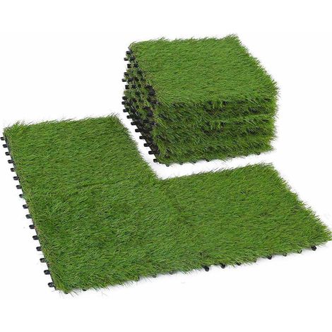 PIASTRELLA ERBA SINTETICA CM.30X30 SCATOLA 10PZ