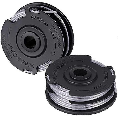Lot de 2 bobines de fil de nylon de 6 m pour coupe-bordures, compatible avec Greenworks 21107-AquaForge (1/4)
