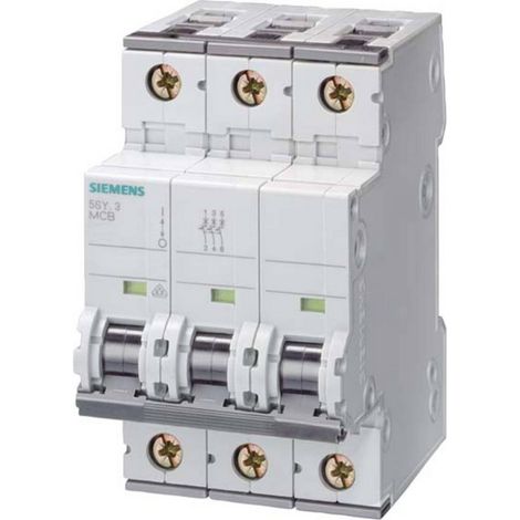 [NEUWERTIG] Siemens Leitungsschutzschalter 400 V 6 K A Schutzschalter Schalter Ls Schalter876 B-Ware (1/2)