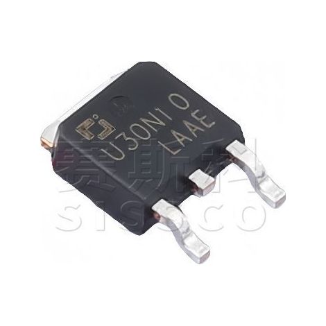 5 pièces MOSFET canal N TO-252-2L, courant continu 30 A, montage en surface