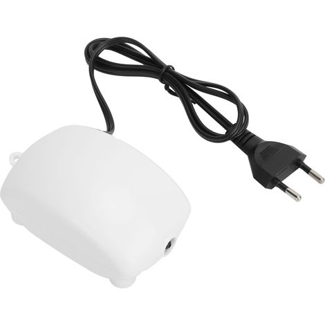 Aérateur Aquarium Ultra Silencieux Pompe à Oxygène pour Poisson avec Pierre Diffuseur Tuyau Clapet Anti-Retour UE 220V (1/5)