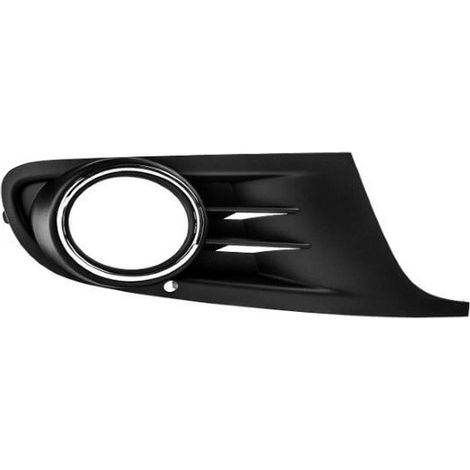 Grille de pare-choc avant droite noire avec trou pour anti-brouillard Volkswagen Golf 6 2008-2012