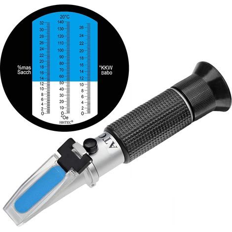 Brix refractometer, Oechsle, KMW, ATC, Winemaking (1/5)