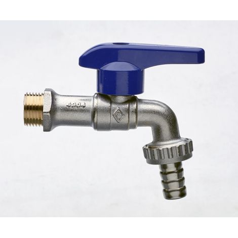 Vanne à sphère pour irrigation – Diamètre 20 x 27 mm – Raccord au nez 26 x 34 mm – Laiton chromé pour débit optimal – Altech (1/3)