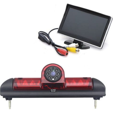 Juego de 5 monitores + cámara de marcha atrás con luz de freno Fiat Ducato Citroën Jumper Peugeot Boxer