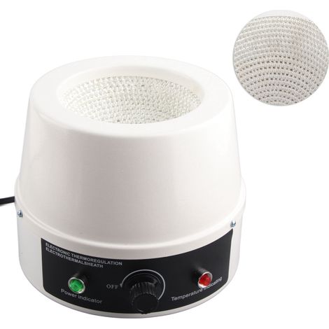 Manchon chauffant électrique de laboratoire, thermostatique, contrôle de la température, 1000 ml, 300 W, prise UE, 220 V (1/5)
