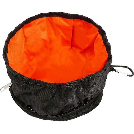Gamelle d'eau pliable pour animaux avec crochet - Gamelle de voyage légère et pliable pour l'extérieur SP (1/5)