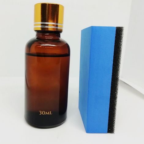 Kit de cire de soin automobile nano-hydrophobe 9H avec revêtement céramique 30 ml et cristaux (1/5)