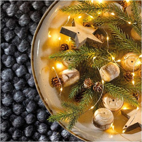 60 micro led a batteria Luce Fissa Bianco Caldo (1/5)