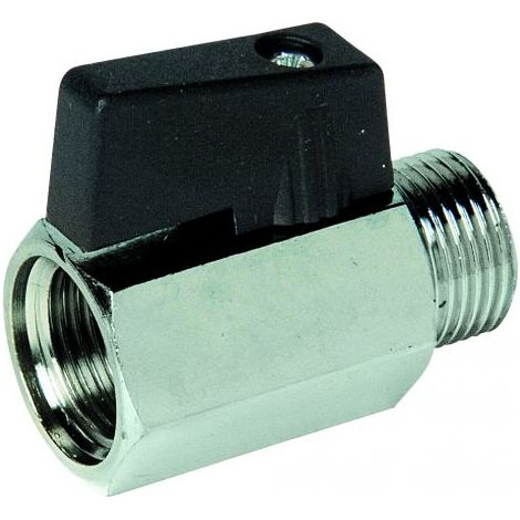 LLAVE DE PASO DE 1/4" M-M - PLASTICO - CEVIK