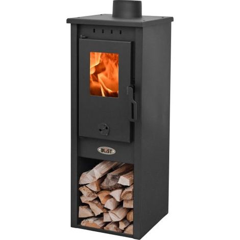 STUFA LEGNA  7 KW BERNA LUX S 4.0 ANTRACITE V6