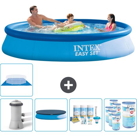 Intex Piscine Easy Set Ronde - 366x76 cm - 6-pièces SCB15 (1/5)