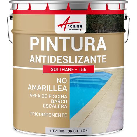 Pintura antideslizante exterior: para suelos y borde de piscina - SOLTHANE - 156
