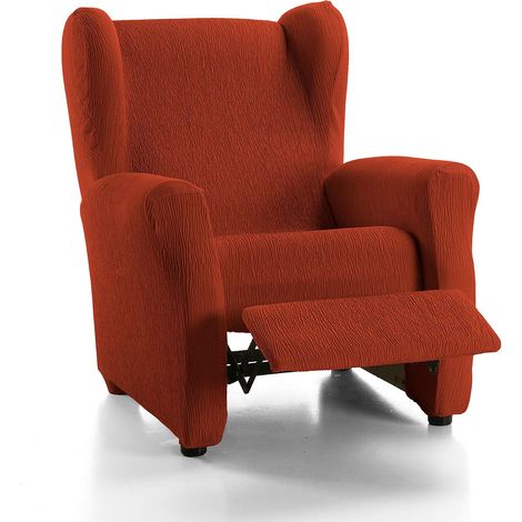 Housse de Fauteuil Relax Couleur Rouge Brique (1/5)
