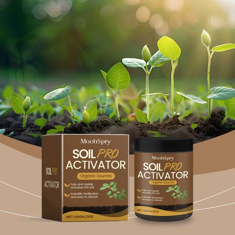 Poudre d'amendement pour le jardinage domestique - Nourrit les racines, favorise la germination, améliore le sol et entretient le jardin - 120 g (1/5)