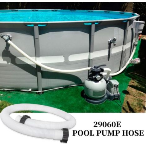 Tuyau de piscine 29060E pour piscines hors sol, compatible avec les raccords de piscine Intexx, tuyau et pompe de filtration