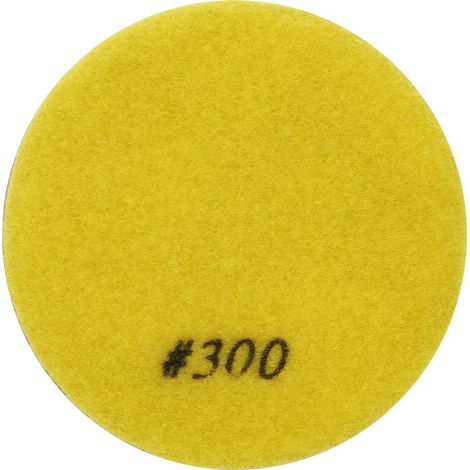 Ortviai Disque de polissage diamant humide 100 mm pour granit, marbre et béton – grain 300 (1/5)
