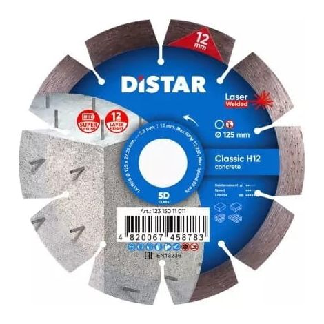 Distar Classic Diamanttrennscheibe H12 125 x 2,2/1,3 x 22,23 mm