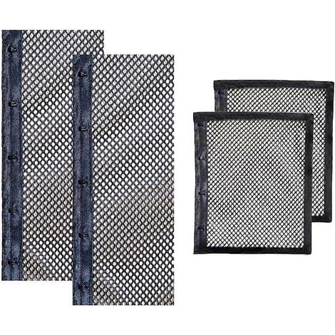Lot de 4 extenseurs de cheveux Length N Lock, anneaux à friser (7 pouces + 13 pouces)