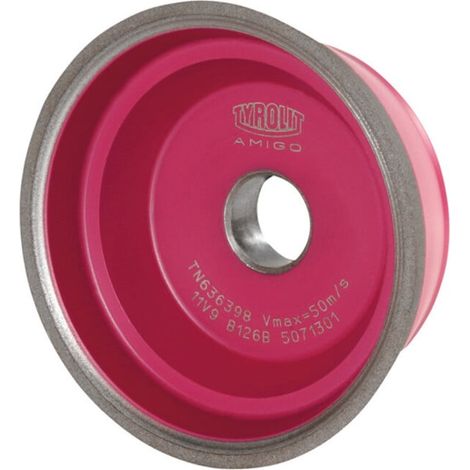 TYROLIT Meule boisseau CBN D x T x H (mm), 100 x 35 x 20, Type : B151