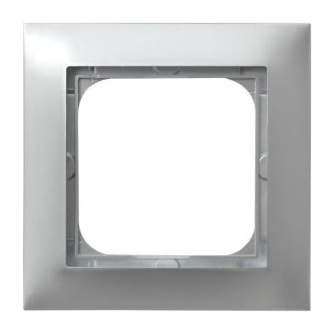 Cornice singola in argento con impressione