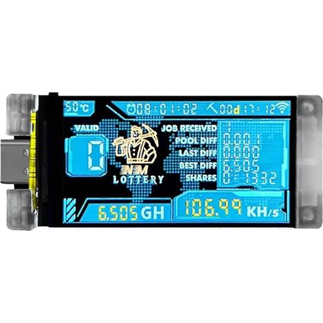 Bitco Nerd Miner BTC Crypto Solo Lottery 117KH/s-- (1/5)