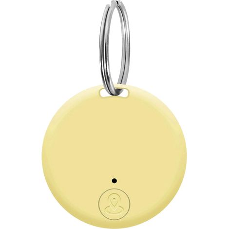 Intelligenter Bluetooth-Schlüsselfinder, GPS-Tracker, 15 m Reichweite, geeignet für Kinder, Haustiere, Katzen, Motorräder, Gepäck, Smartphones (gelb)