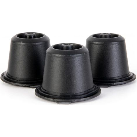 Capsule Réutilisable - Lot de 3 - Polypropylène - Filtre Acier Inoxydable - Compatible Nespresso - Café Moulu et Thé (1/5)