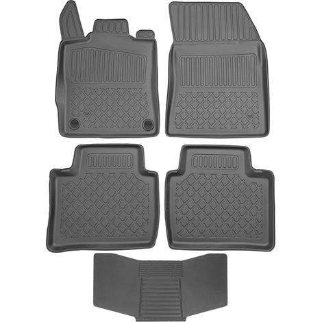 ARISTAR-Matten 603523 + Abdeckung 251992 - Citroen C5 X 2022- / Citroen C5 X Plug-in Hybrid SUV 2022- / Peugeot 408 2022- / Peugeot 408 Hybrid 2022- STOP. INSTALLIEREN CP2-Treiber - INSTALLIEREN (1/5)