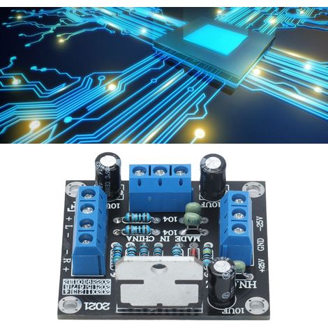 Nouvelle version de la carte d'amplificateur de puissance stéréo double canal TDA7265, module d'amplification de puissance pur double canal (1/5)